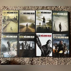 The Walking Dead DVD’s seasons 1 through 8